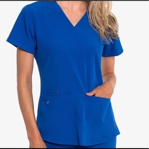Med Couture Blue Scrub Set